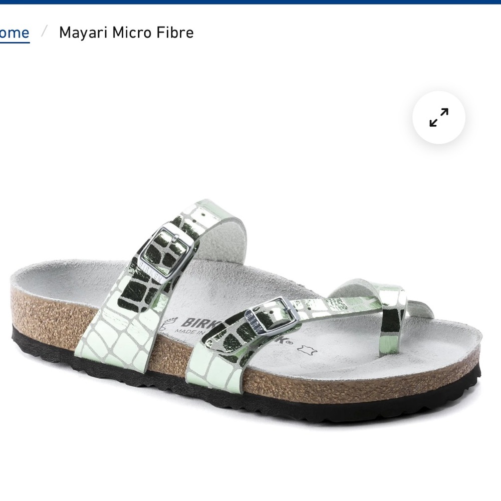 Birkenstock Green Mayari Gator Sandals
